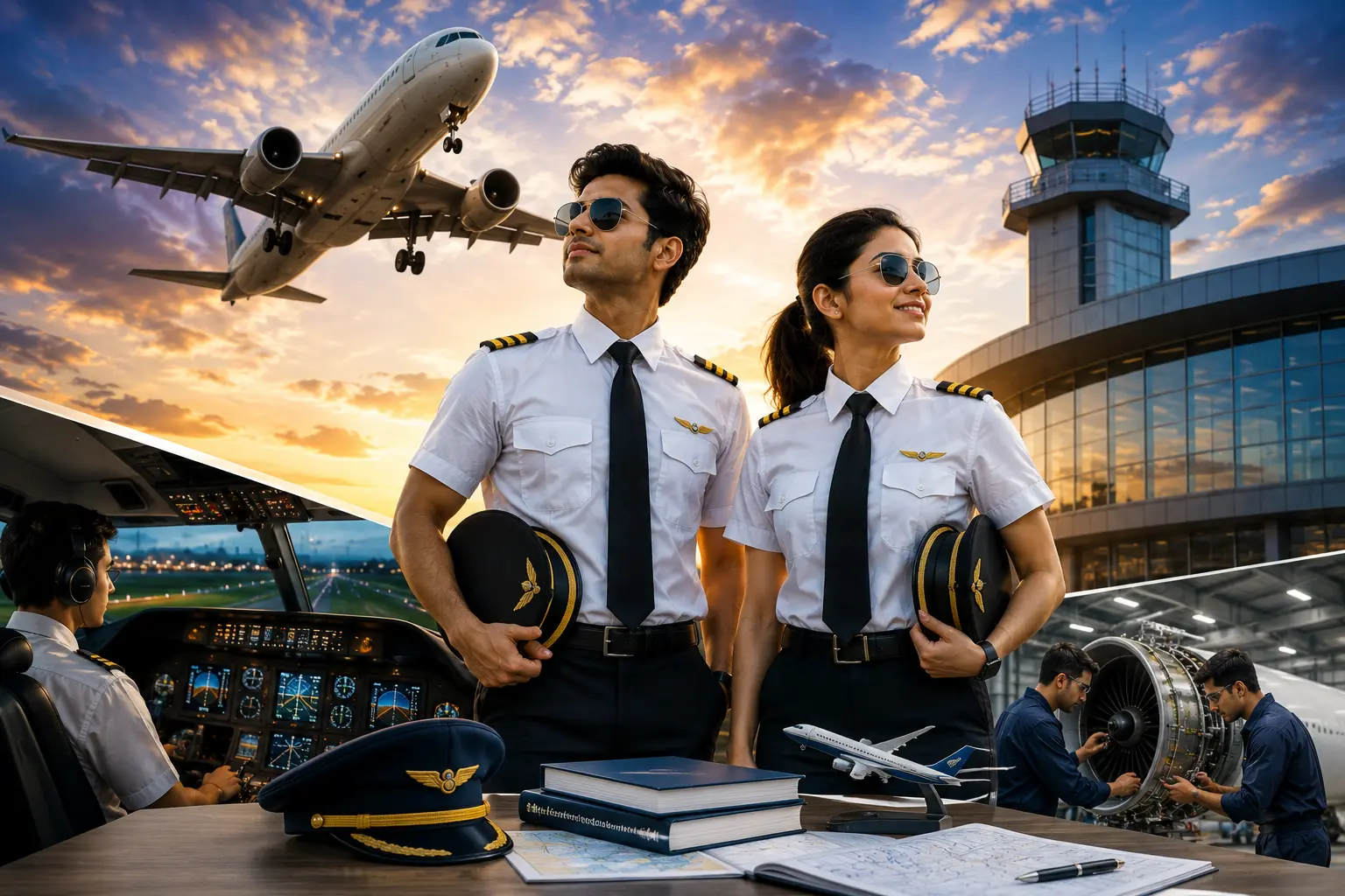 Indias Most Trusted Aviation Academy for DGCA Exam Preparation & Pilot Training about We One Aviation